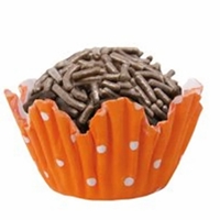 FORMINHA LARANJA FLOR BOLINHA N