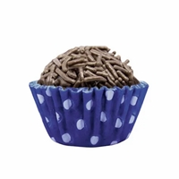 FORMINHA BOLINHA AZUL FLOR N