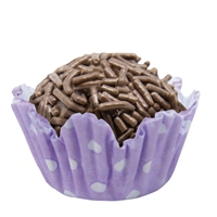 FORMINHA BOLINHA LILAS FLOR N
